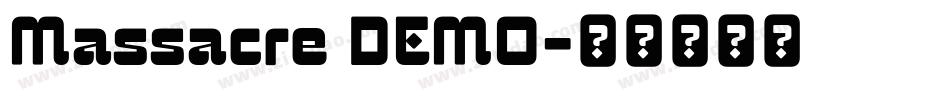 Massacre DEMO字体转换